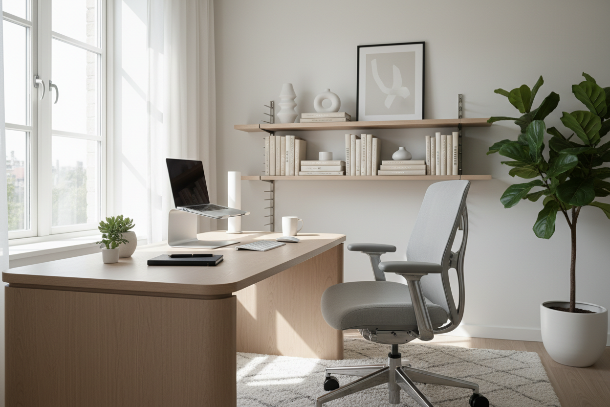 Hemmakontor arbetsyta